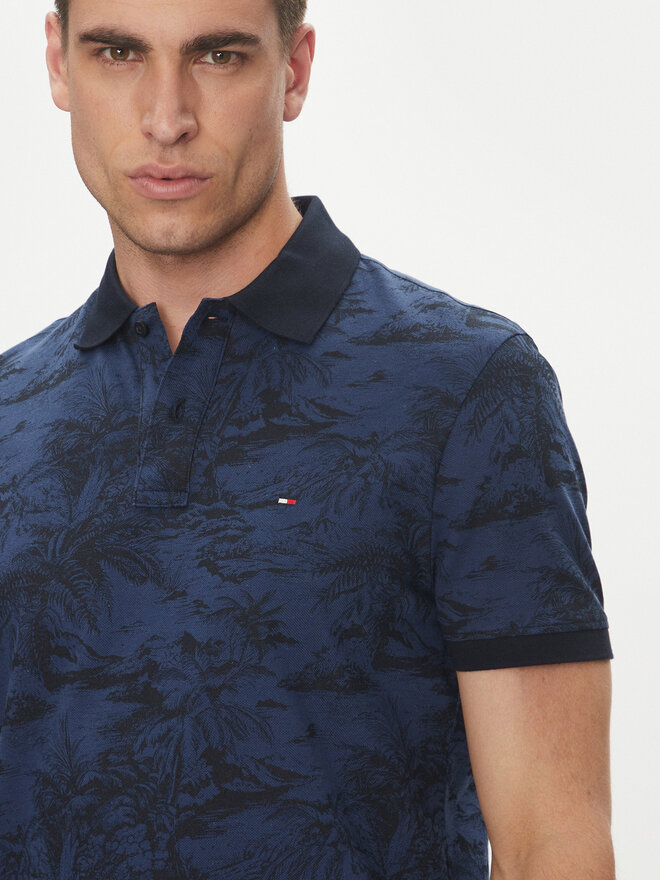 Tommy Hilfiger Tommy Hilfiger Pólóing MW0MW38475 Sötétkék Regular Fit