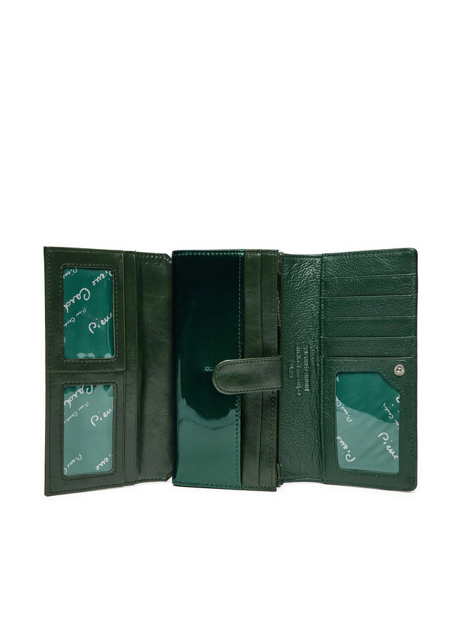 Pierre Cardin Liels sieviešu maks Pierre Cardin 07 SHINY 102 Zaļš