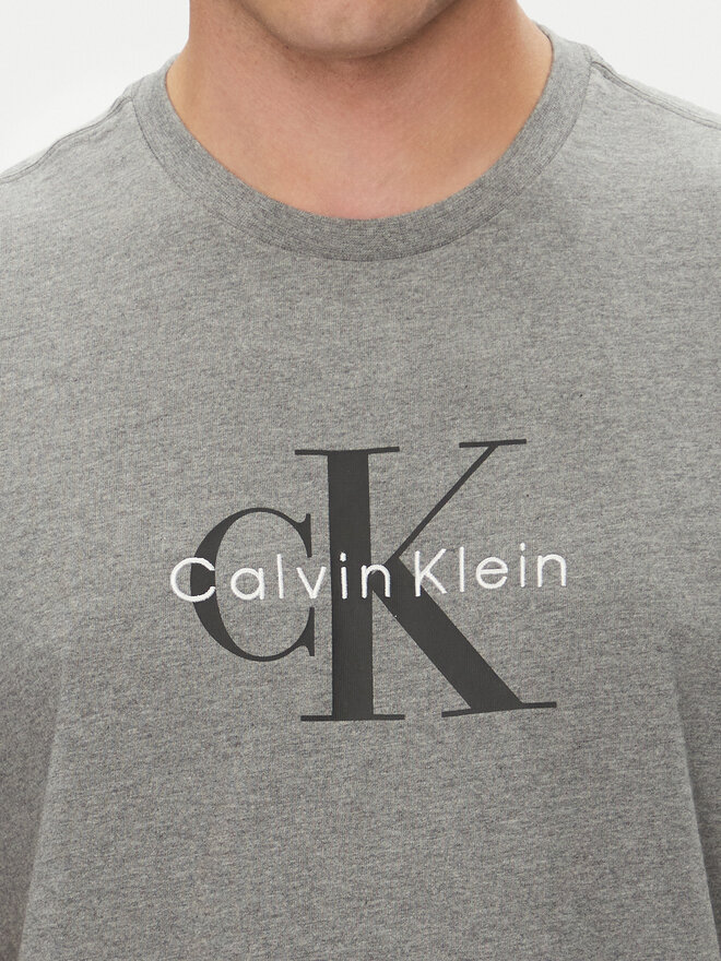 Calvin Klein Jeans Calvin Klein Jeans T-Shirt Hero Monologo LV04RB862G Grau Regular Fit