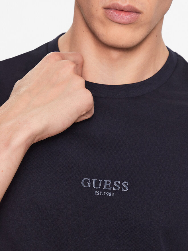 Guess Guess Póló M2YI72 I3Z14 Sötétkék Slim Fit