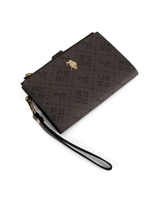 U.S. Polo Assn. Große Damen Geldbörse U.S. Polo Assn. BIUXT6224WVP Braun