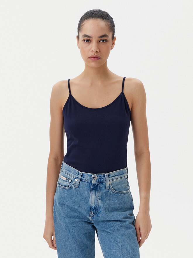 Gap Gap Marškinėliai 701570-04 Tamsiai mėlyna Slim Fit