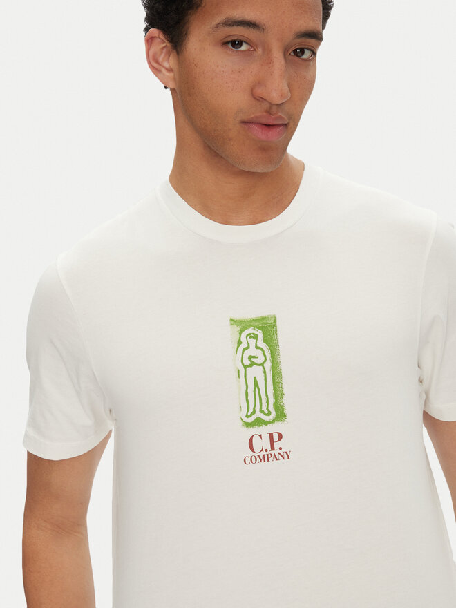 C.P. Company C.P. Company Camiseta 18CMTS310A005431G Blanco Regular Fit