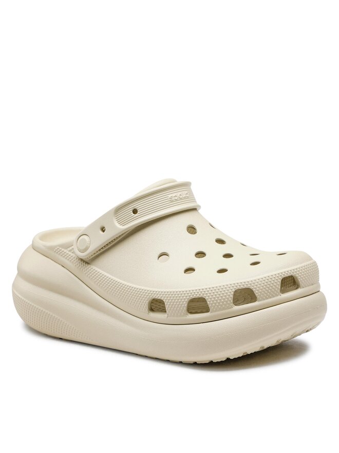 Crocs Παντόφλες Crocs Classic Crush Clog 207521 Μπεζ