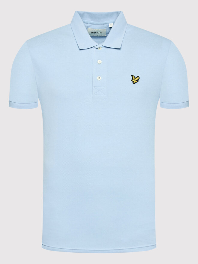 Lyle & Scott Lyle & Scott Поло Plain SP400VOG Блакитний Regular Fit