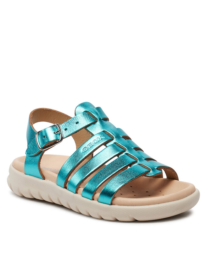 Geox Szandál Geox J Sandal Soleima Gir J35GSB 000CF C3035 M Zöld