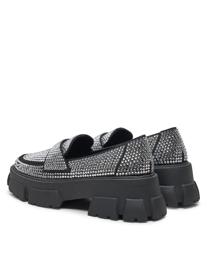 Steve Madden Loafersy Steve Madden Trifecta_R SM11003506 Srebrny