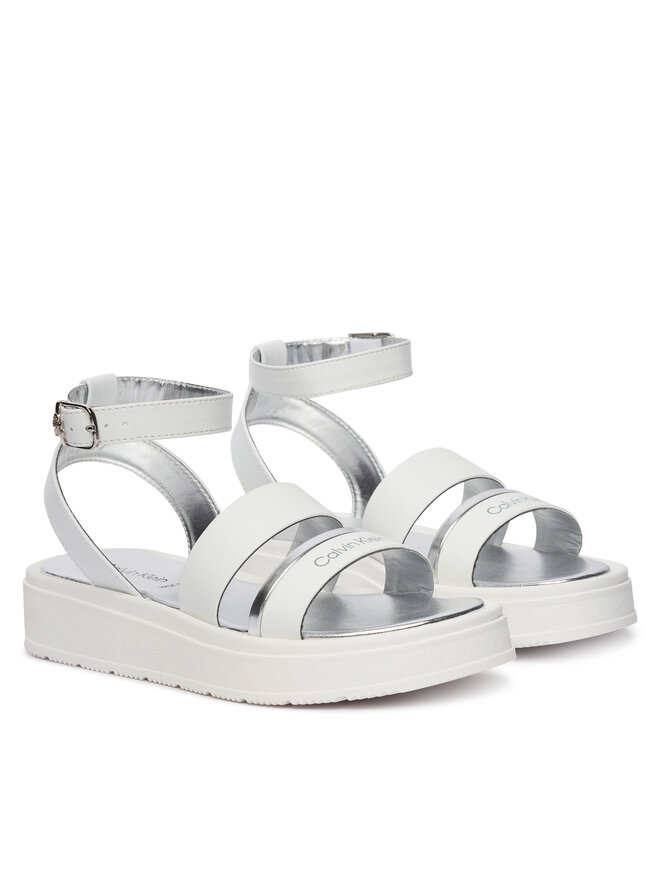 Calvin Klein Sandalen Calvin Klein Velcro Sandal V4A2-83261-0326 S Weiß