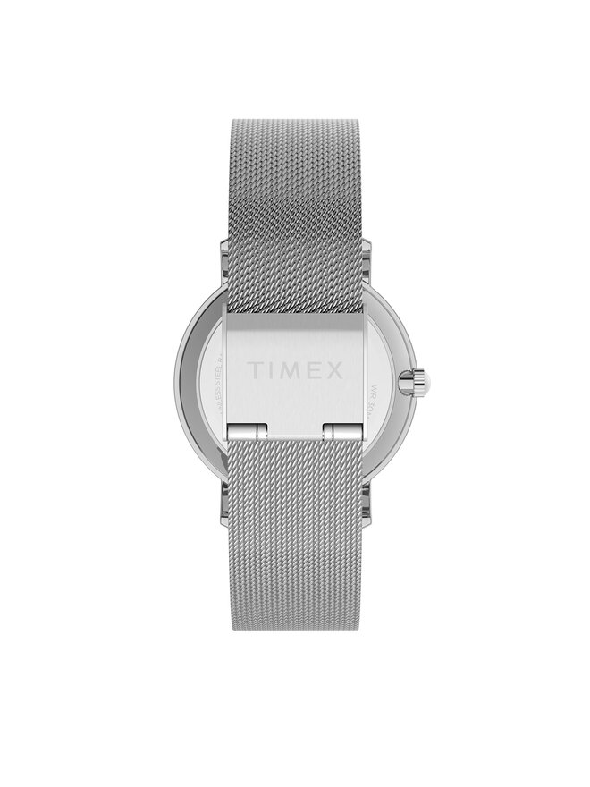 Timex Zegarek Timex City TW2V52400 Srebrny