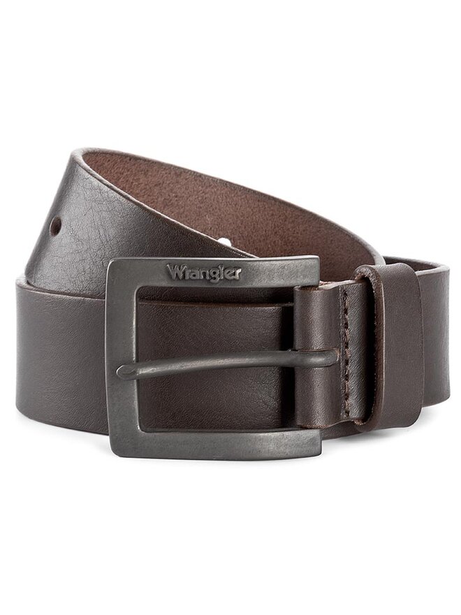 Wrangler Ζώνη Ανδρική Wrangler Kabel Buckle W00108185 85 Καφέ