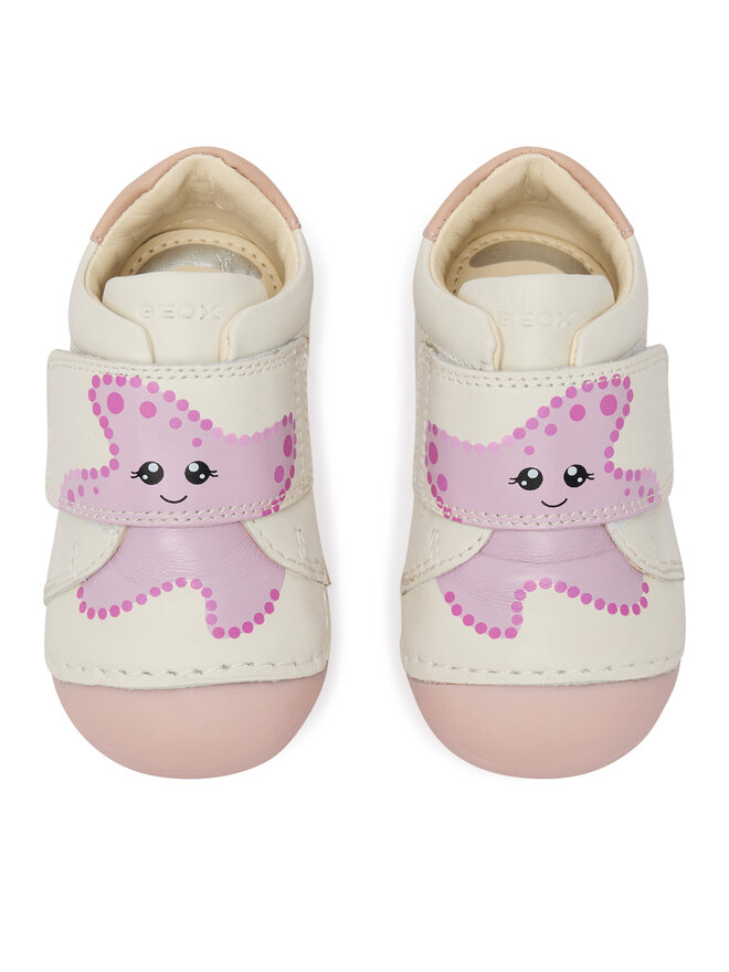 Geox Halbschuhe Geox B Tutim Girl B3540B 00085 C1Z8Z Weiß