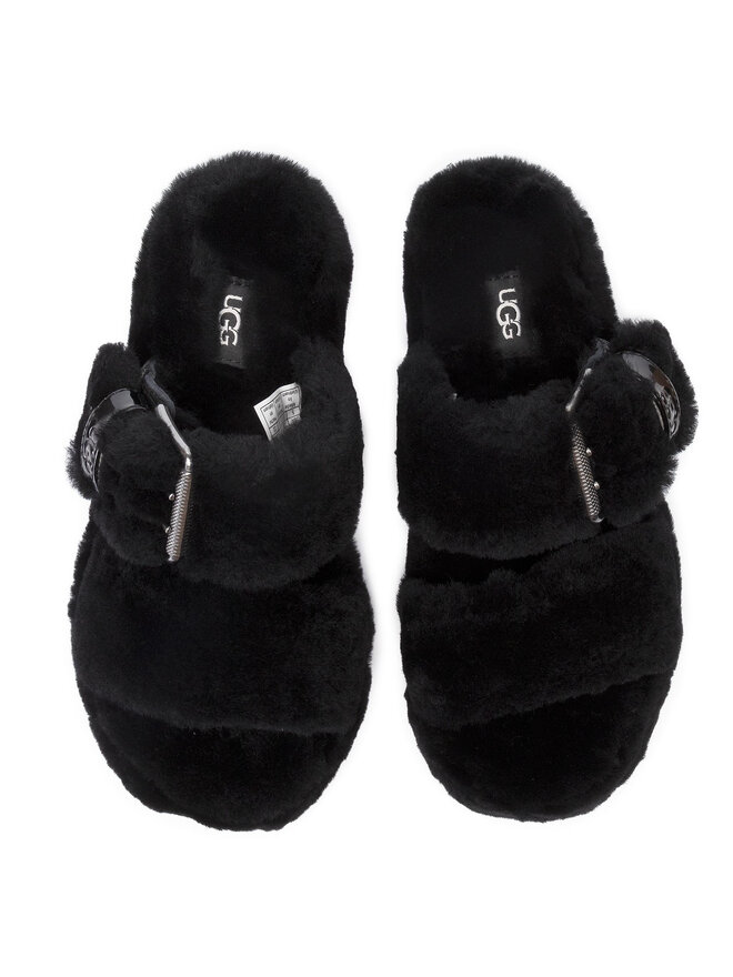 Şlapi Ugg W Fuzz Yeah 1104662 Negru | epantofi.ro