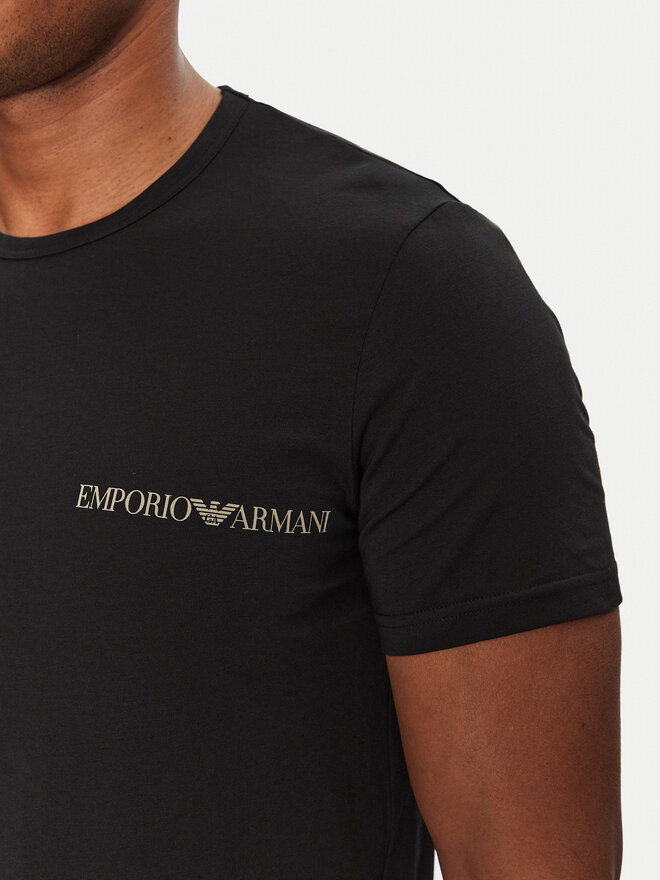 Emporio Armani Underwear Emporio Armani Underwear Σετ 2 T-Shirts EM000391 AF10779 MC005 Μαύρο Regular Fit
