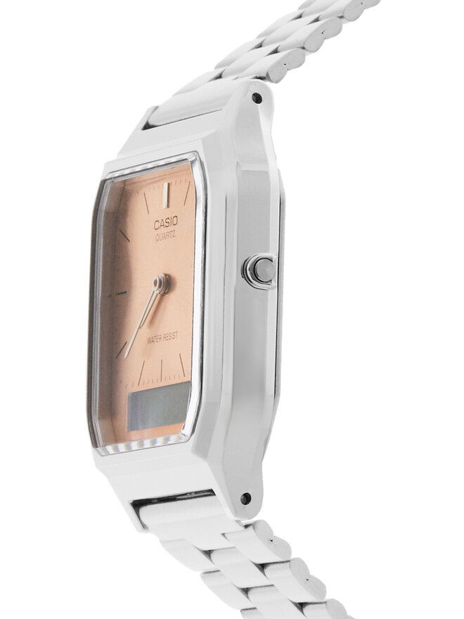 Casio Zegarek Casio Vintage AQ-230A-4AMQYES Srebrny