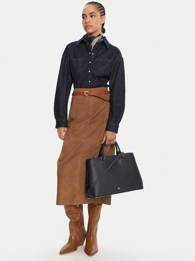 LAUREN RALPH LAUREN Handtasche Lauren Ralph Lauren Hanna 37 431898556001 Dunkelblau
