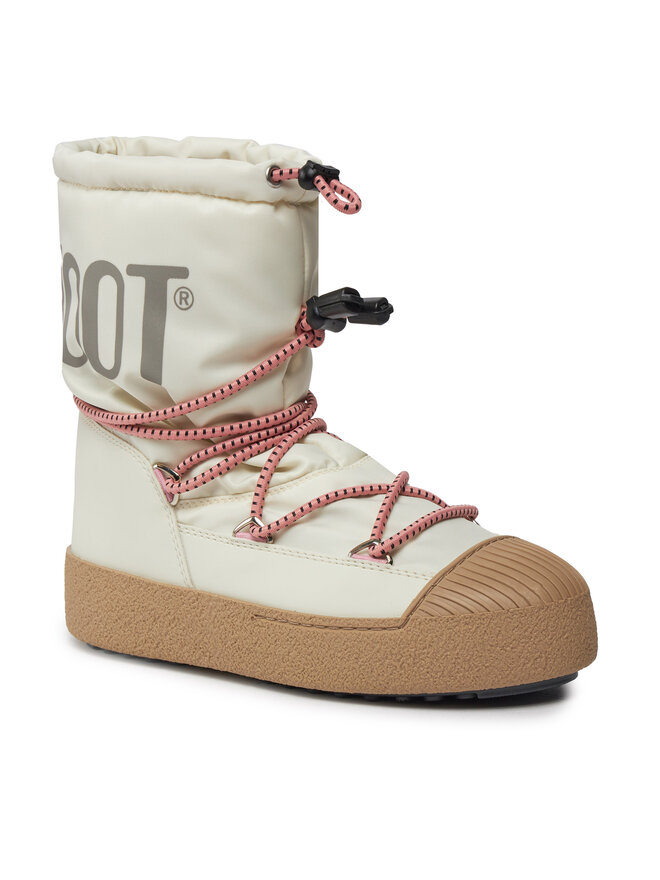 Moon Boot Śniegowce Moon Boot Ltrack Polar 24501000003 Écru