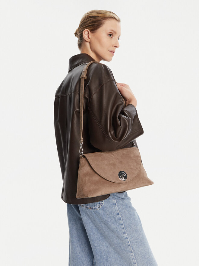 Coccinelle Bolso Coccinelle Toc Coccinellenikla Suede Bim E1 TOC 12 01 01 Beis