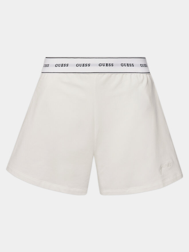 Guess Guess Shorts de pijama Carrie O4GD02 KBS91 Blanco Loose Fit