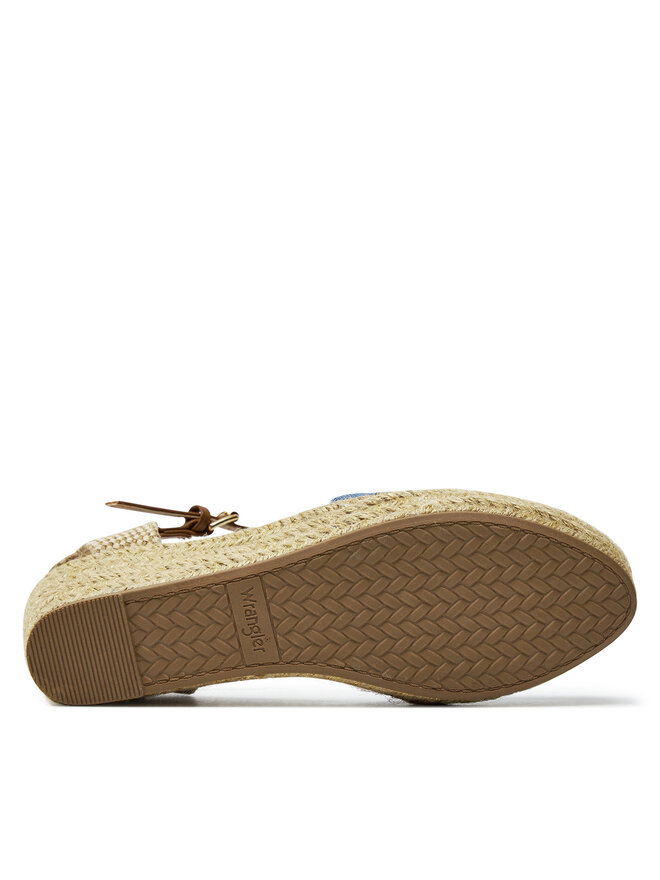 Wrangler Espadryle Wrangler Bela Women Semi Wedge 20241055 Niebieski