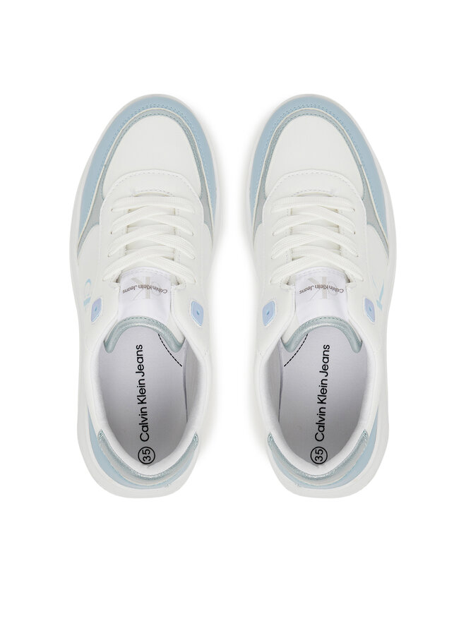 Calvin Klein Jeans Αθλητικά Calvin Klein Jeans Low Cut Lace-Up V3A9-82020-1355 Λευκό