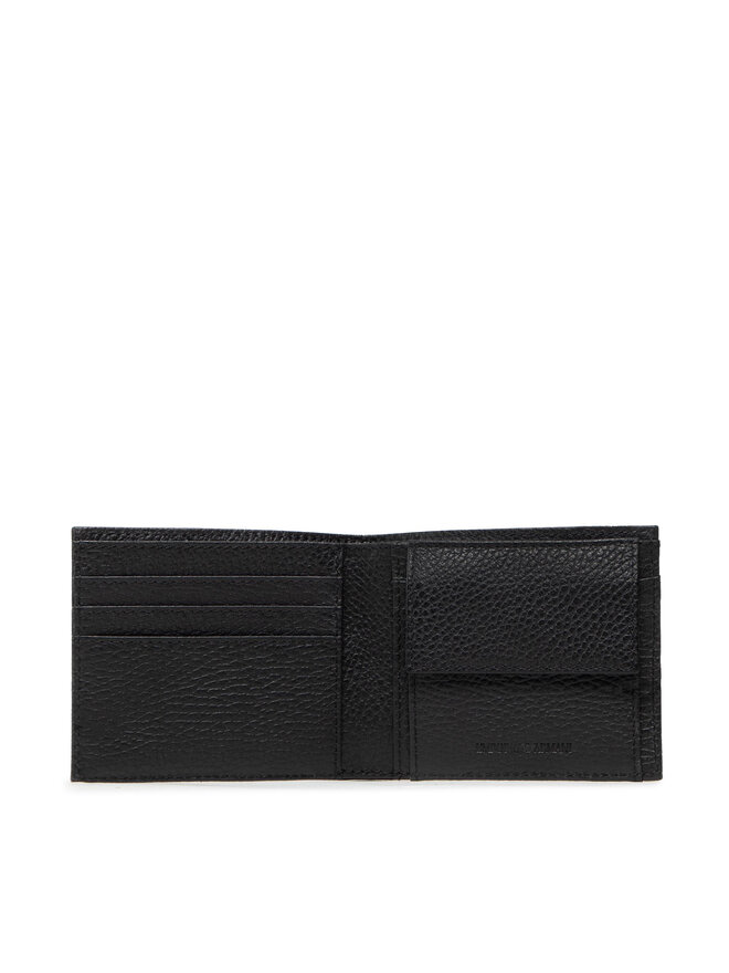 Emporio Armani Малък мъжки портфейл Emporio Armani Y4R167 Y068E 80001 Черен