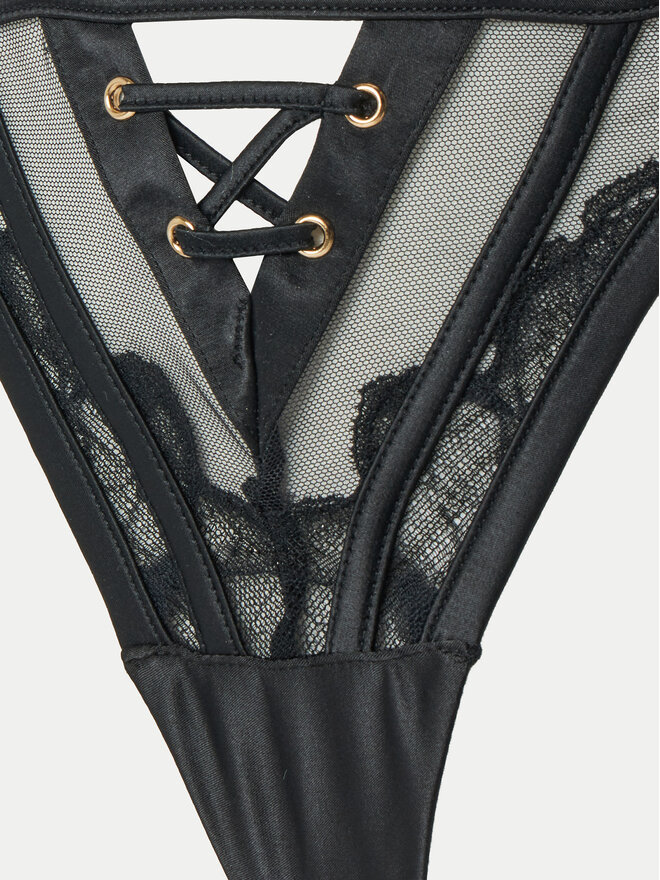 Hunkemöller Hunkemöller Стрінги Sophia 300356 Чорний