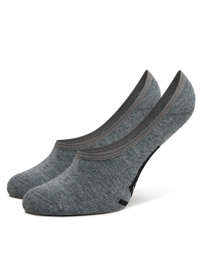 Vans 3 vīriešu pēdiņu pāru komplekts Vans Classic No Show VN000F10HTG1 Pelēks