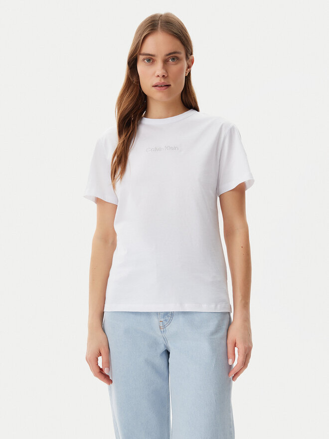 Calvin Klein Calvin Klein Camiseta K20K208294 Blanco Regular Fit