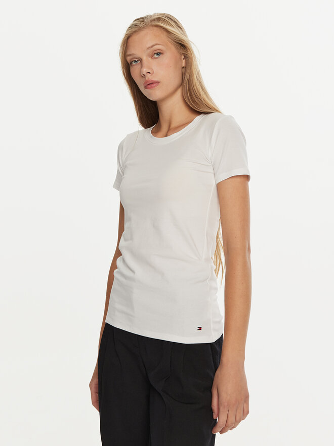 Tommy Hilfiger Tommy Hilfiger 2er-Set T-Shirts UW0UW05525 Bunt Slim Fit