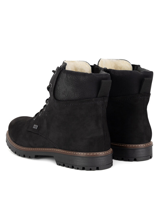 Rieker Schnürschuhe Rieker F3606-00 Schwarz