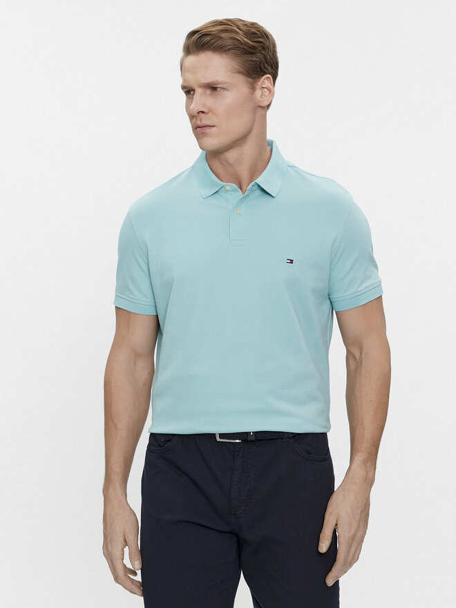 Tommy Hilfiger Tommy Hilfiger Polo marškinėliai 1985 MW0MW17770 Mėlyna Regular Fit