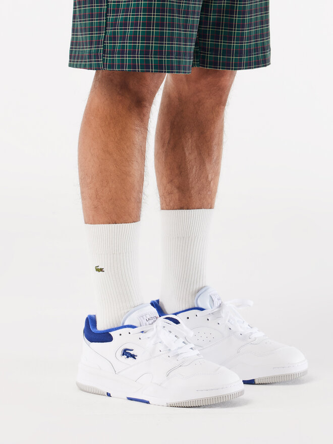 Lacoste Sneakersy Lacoste Lineshot Contrasted Collar 747SMA0061 Biały