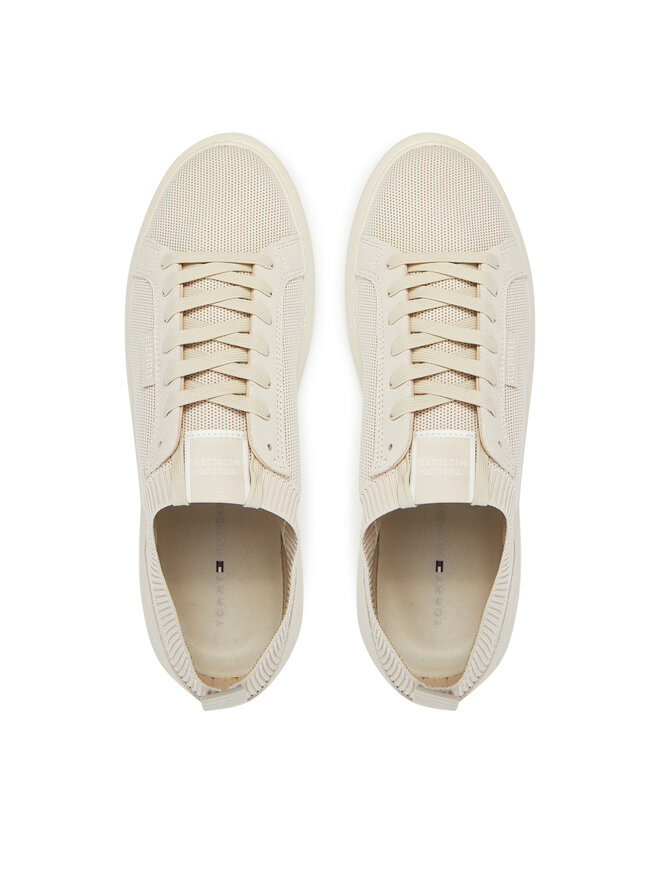 Tommy Hilfiger Αθλητικά Tommy Hilfiger Light Cupsole Knit Seasonal FM0FM05403 Μπεζ