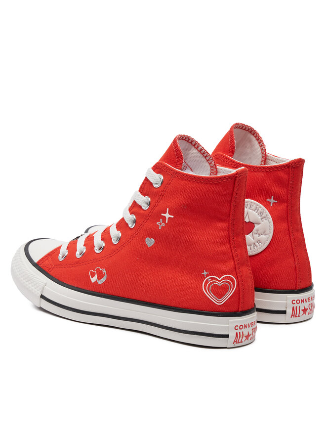 Converse Plátěnky Converse Chuck Taylor All Star Y2K Heart A09117C Červená