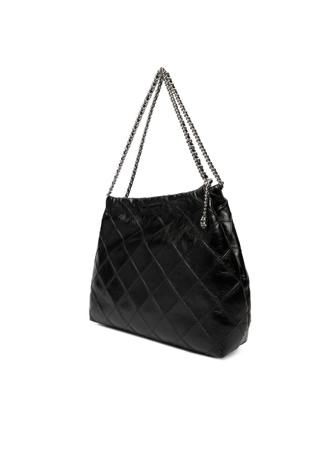 Tory Burch Handtasche Tory Burch Fleming Soft Distressed Hobo Bag 165170 Schwarz