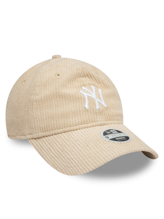 New Era Czapka z daszkiem New Era New York Yankees Cord 9Twenty 60595358 Beżowy