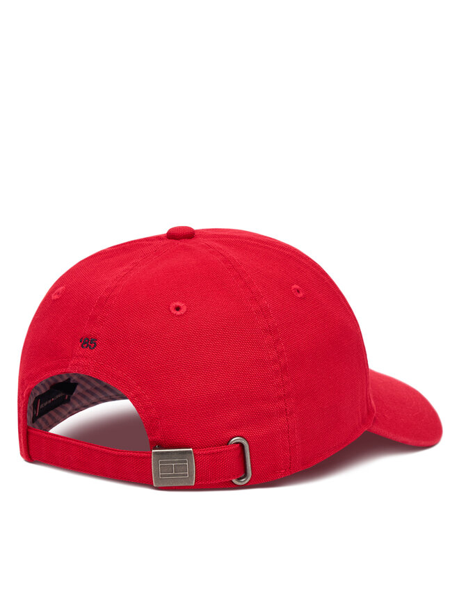 Tommy Hilfiger Gorra con visera Tommy Hilfiger Flag Soft 6 Panel AM0AM13426 Rojo