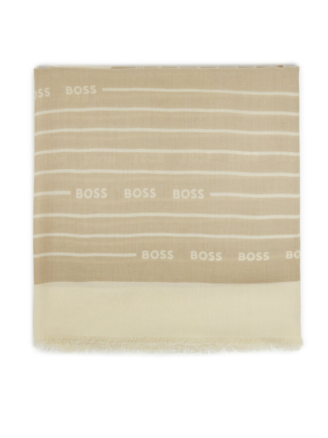 BOSS Хустка BOSS Laik 50521800 Бежевий