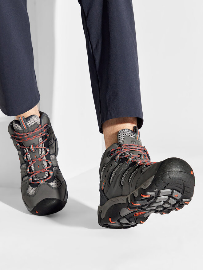 Keen Трекінгові черевики Keen Koven Mid Wp 1023000 Сірий