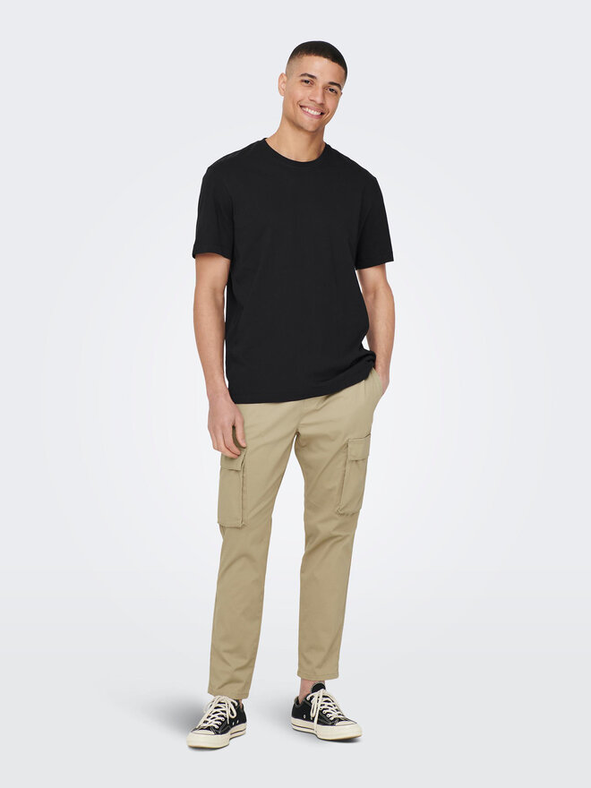 Only & Sons Only & Sons Marškinėliai 22025208 Juoda Regular Fit