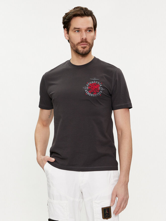 Aeronautica Militare Aeronautica Militare Футболка 241TS2201J629 Сірий Regular Fit