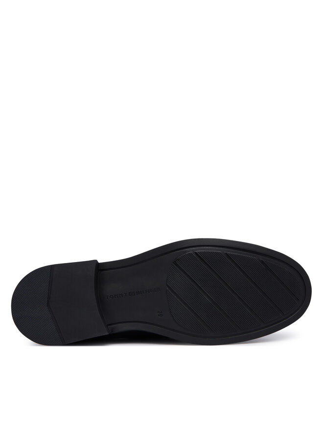 Tommy Hilfiger Oxford Schuhe Tommy Hilfiger Classoc Leather Derby FW0FW09487 Schwarz