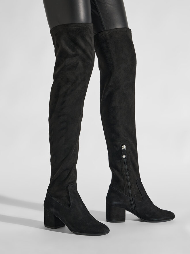 Geox Botas mosqueteras Geox D Eleana I D26TWI 0JZ21 C9999 Negro