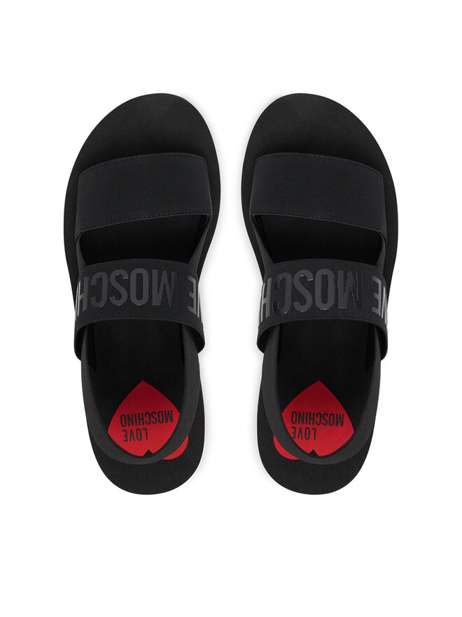 LOVE MOSCHINO Sandály LOVE MOSCHINO JA16033G0MJN7000 Černá