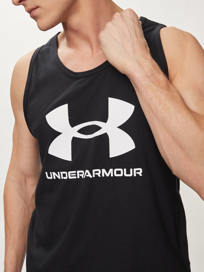 Under Armour Under Armour Tank top Ua Sportstyle Logo Tank 1382883-001 Μαύρο Loose Fit