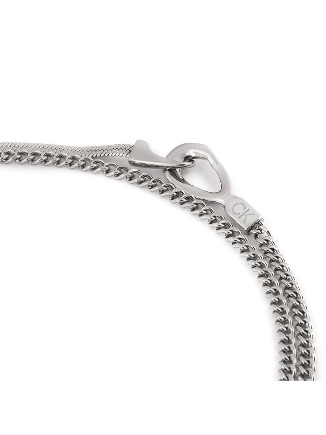 Calvin Klein Naszyjnik Calvin Klein 35000592 Srebrny