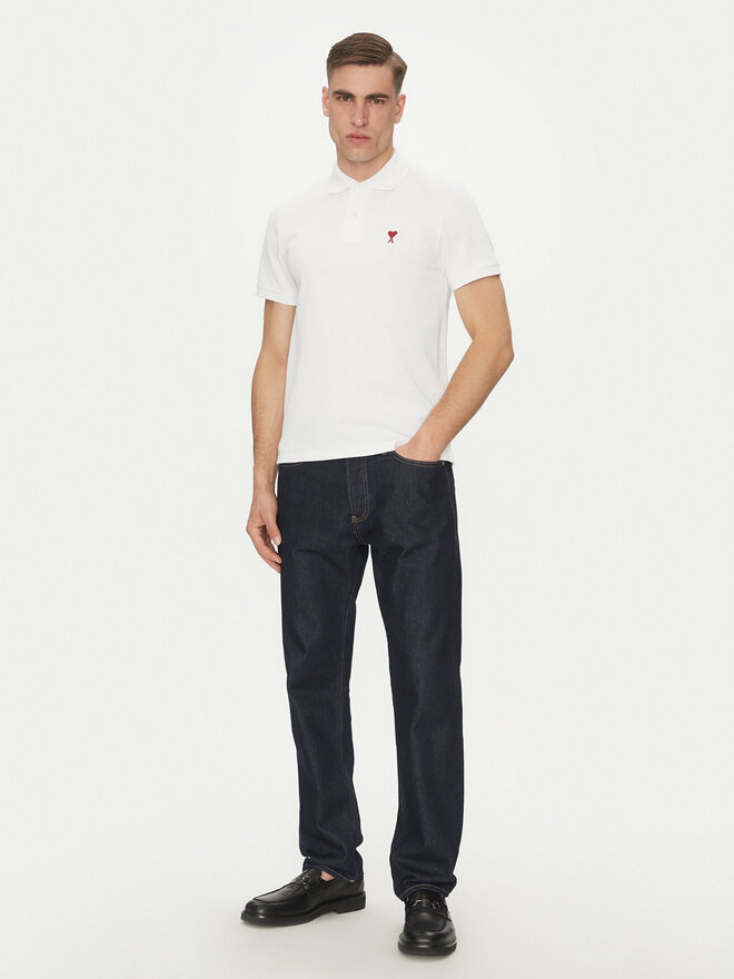 AMI PARIS AMI PARIS Poloshirt BFUPL001.760 Weiß Regular Fit