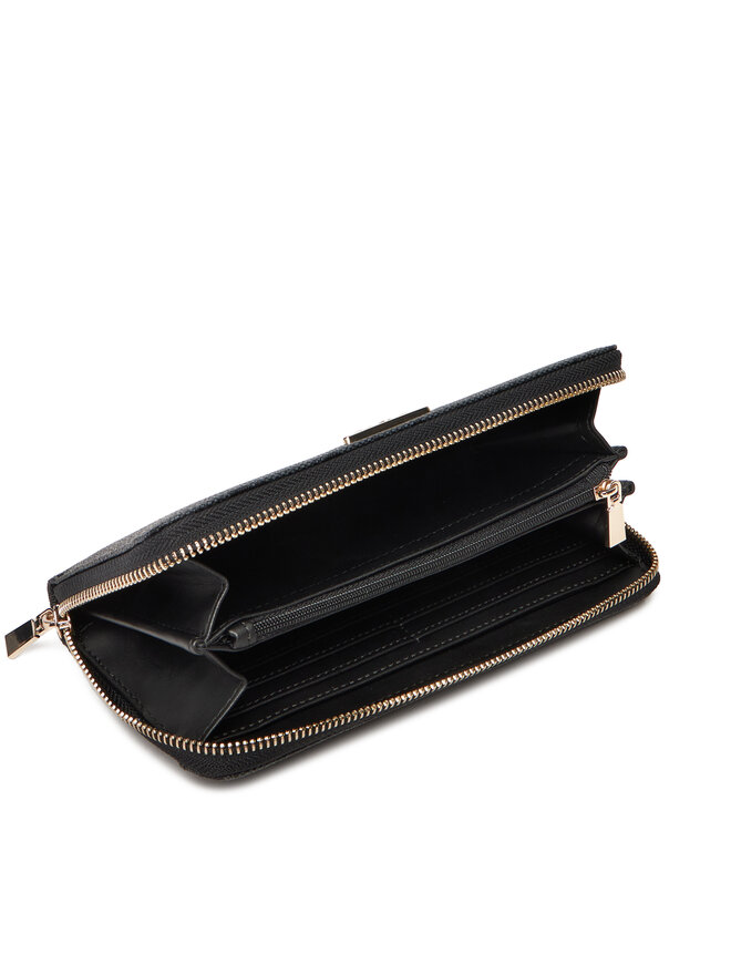 Guess Veľká dámska peňaženka Guess Laurel II Slg SWSG74 59146 Sivá