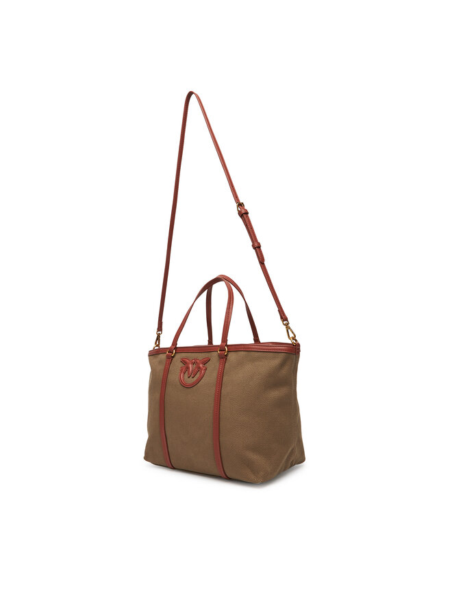 PINKO Torbica PINKO Miranda Shopper Classic PE 25 PLTT 104714 A2G2 Kaki