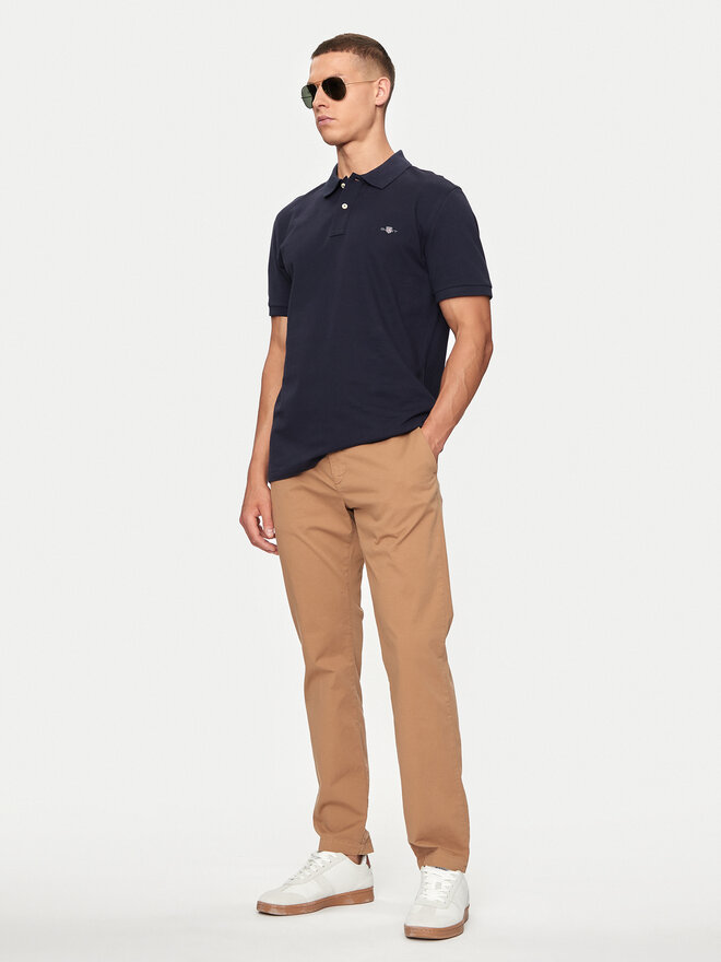 Gant Gant Pólóing Shield 2220 Sötétkék Slim Fit